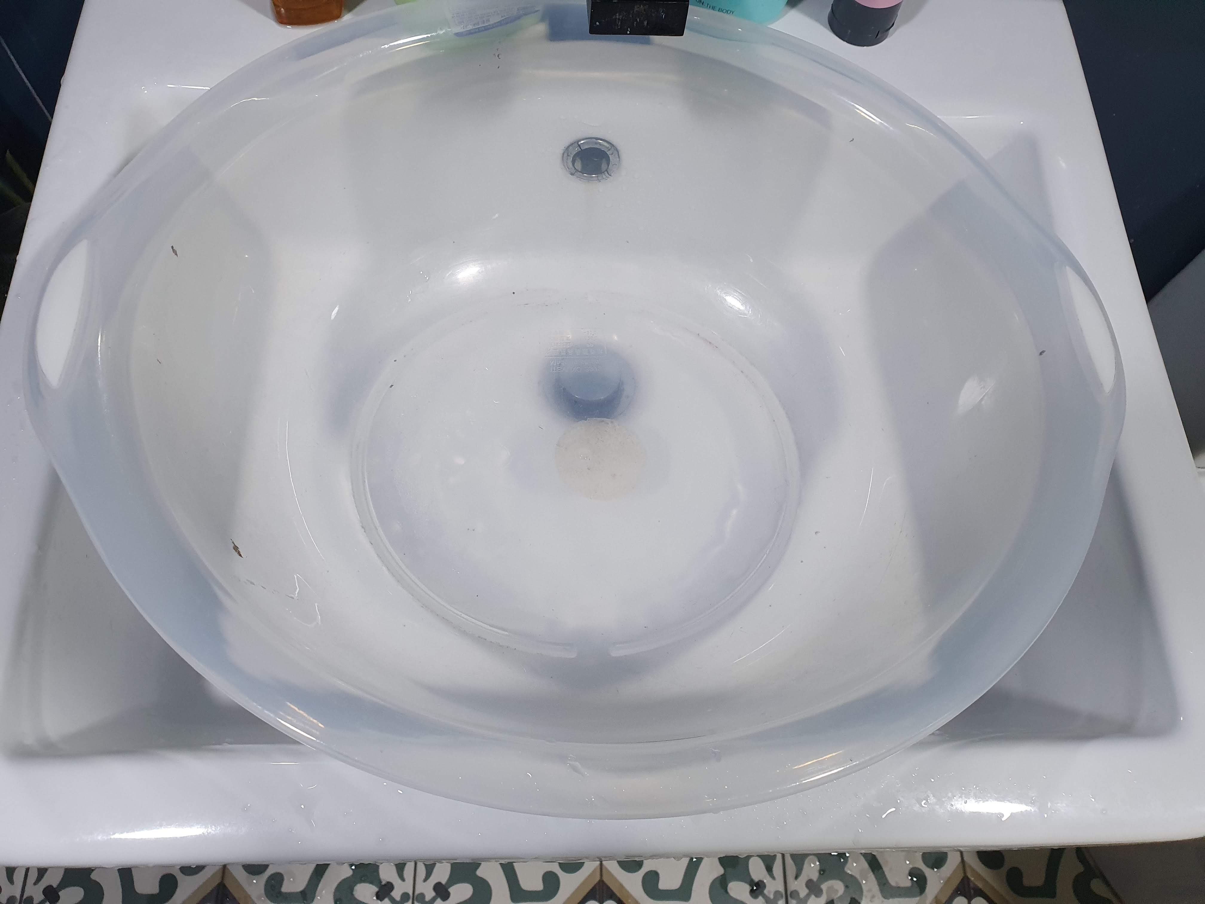 머리 대야에 감기