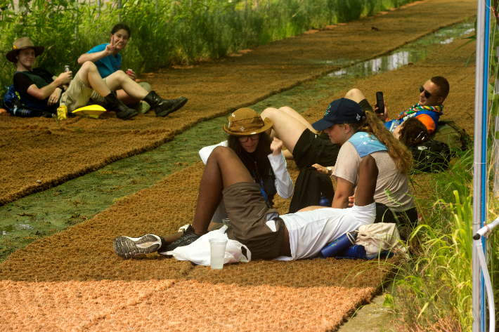잼버리 참가자들