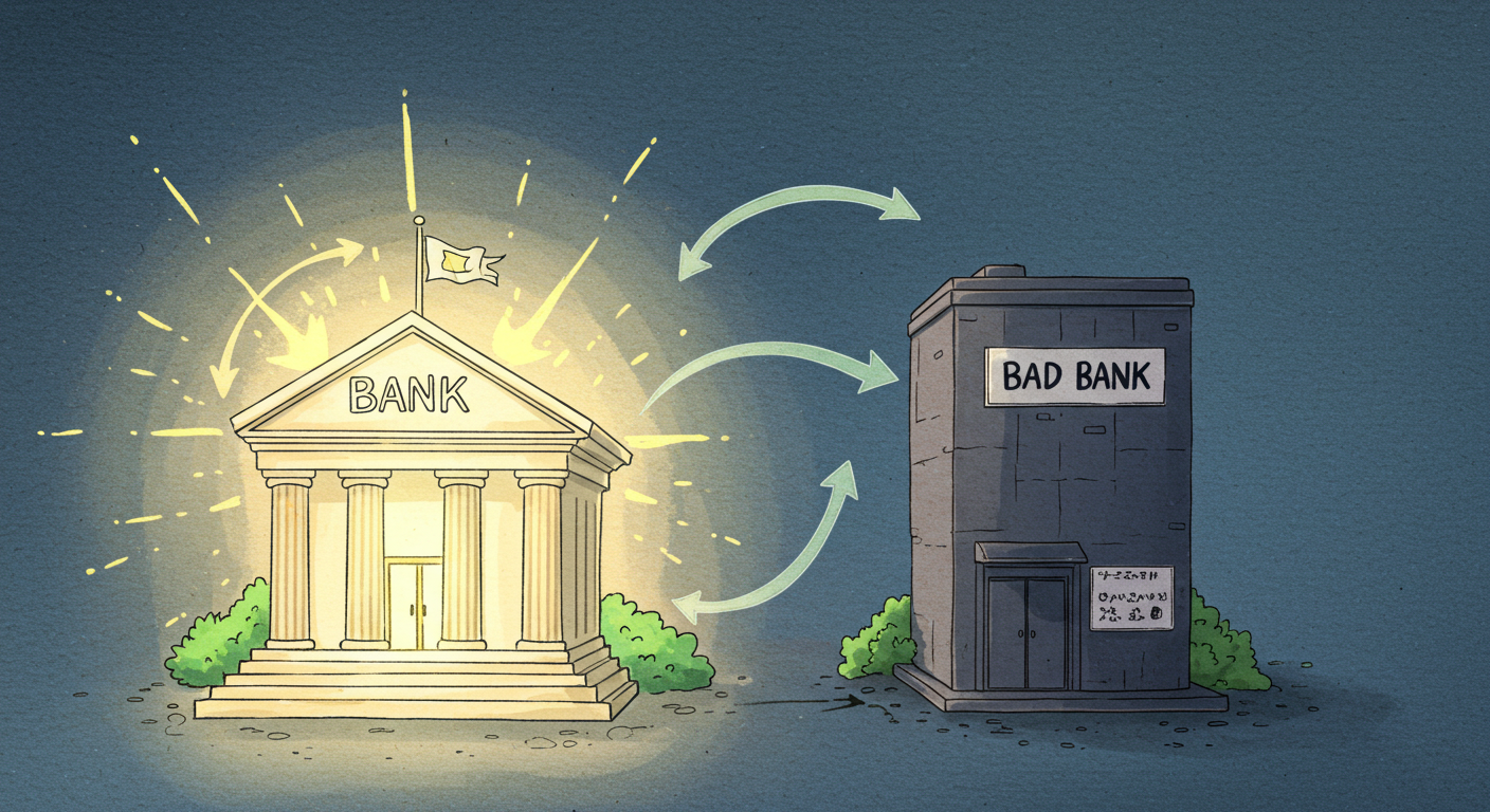 배드뱅크 개념을 쉽게 설명한 그림