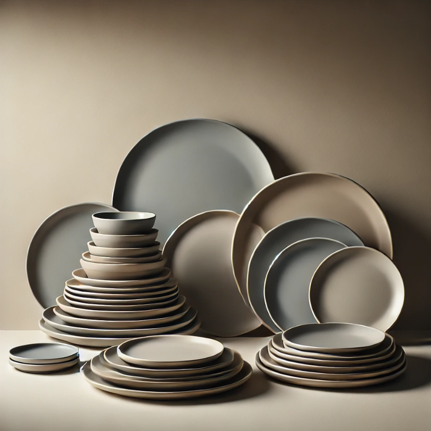 회색 접시만 모여 있는 꿈