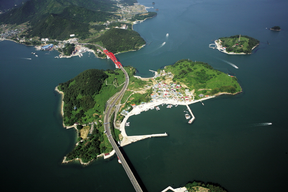 사천 늑도 전경