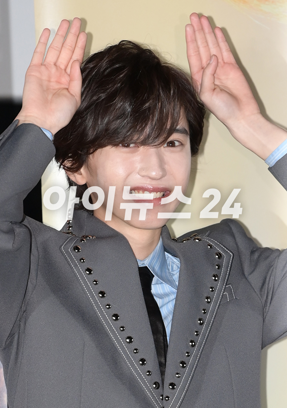 일본 배우 미치에다 슌스케가 24일 오전 서울 CGV 용산아이파크몰에서 열린 영화 '오늘 밤, 세계에서 이 사랑이 사라진다 해도' 흥행 감사 내한 기자회견에 참석하고 있다. [사진=정소희 기자]