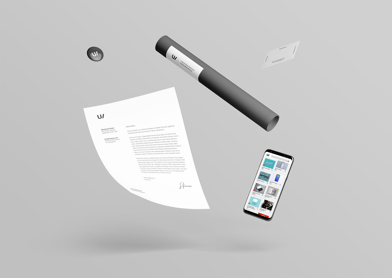 Stationery Branding & Identity Mockup &ndash; PSD(개인용지 브랜드 & 아이덴티티 목업 &ndash; PSD)