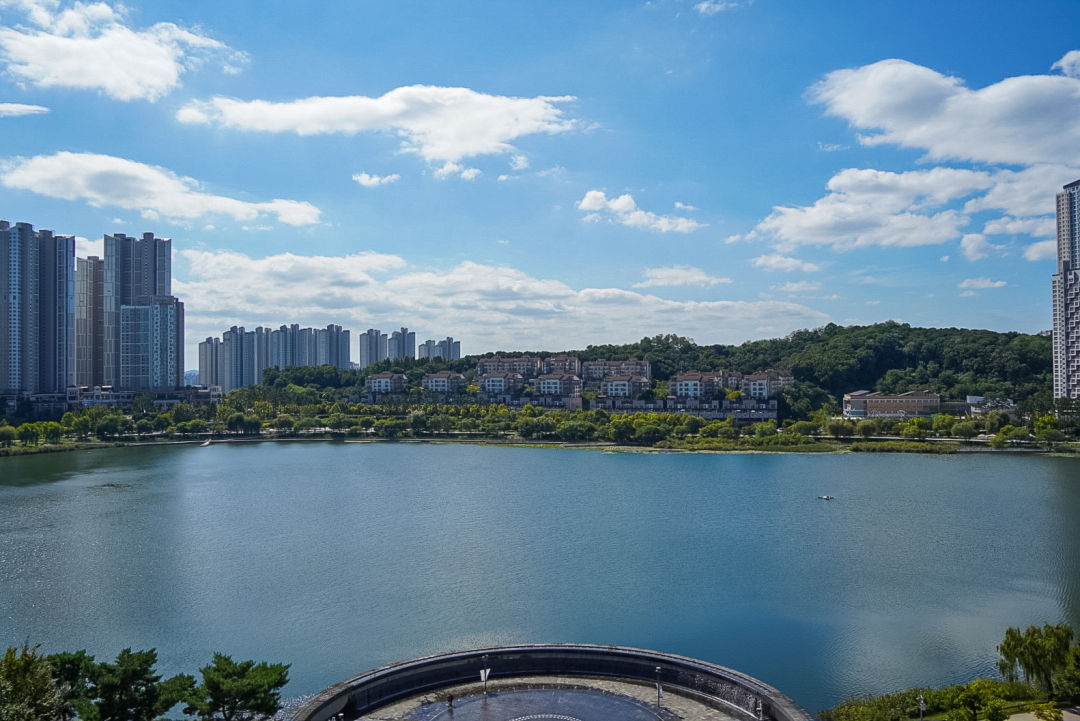 광교호수공원 프라이부르크 전망대 조망