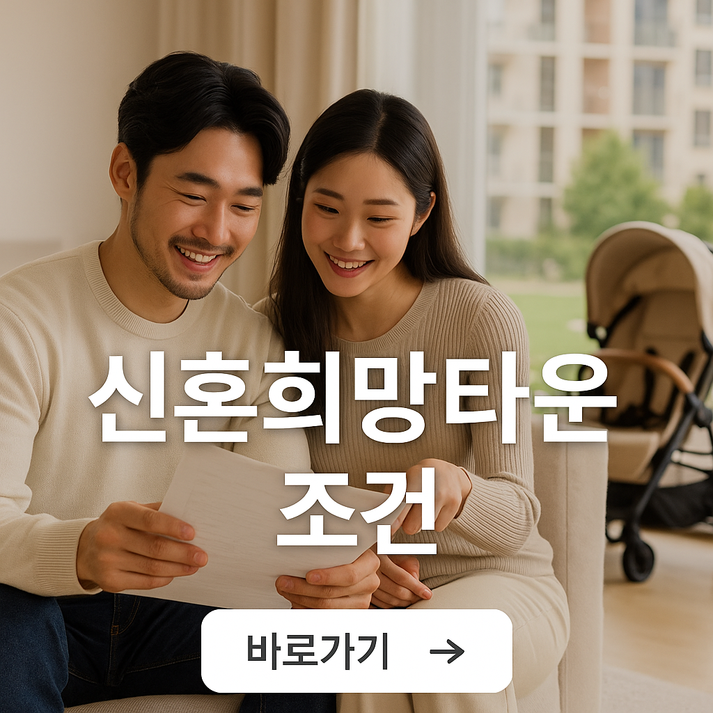 신혼희망타운 조건 확인하기