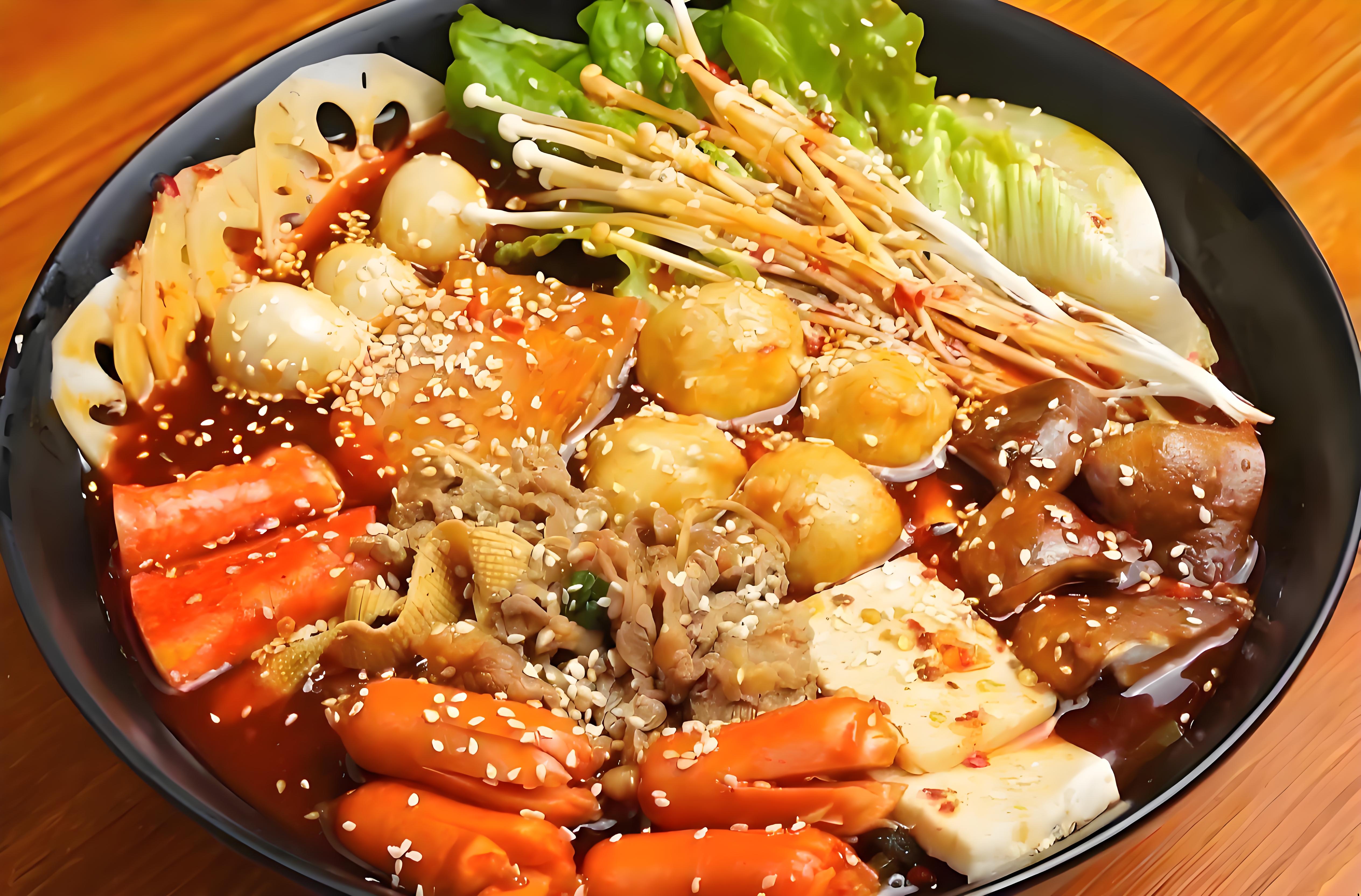 중국 마라탕 음식 사진