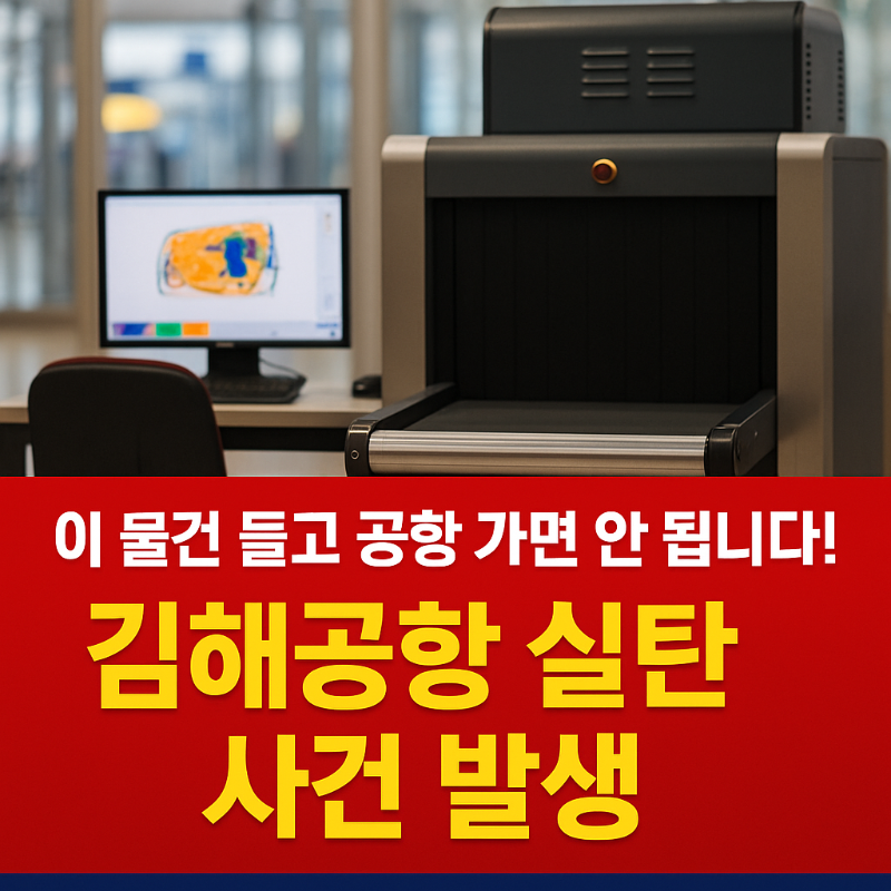 김해공항 실탄 사건 공항 보안 썸네일