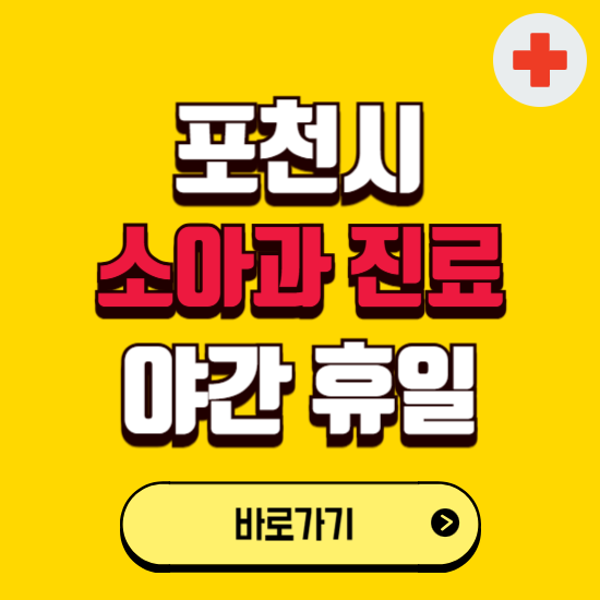 포천시 야간 소아과 진료병원 찾기 ❘ 24시 일요일 주말 연휴 응급진료 추천 잘하는 곳