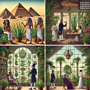 공기 정화 식물의 역사적 활용