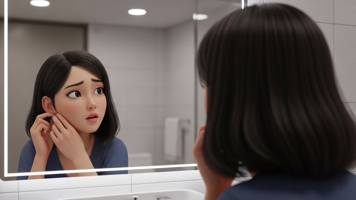 피지낭종 냄새 원인&amp;#44; 귀걸이 염증 관리
