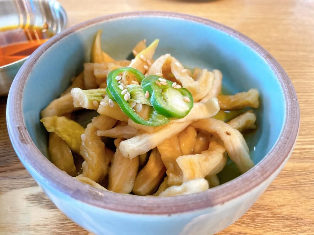 한라산아래첫마을-무말랭이-모습