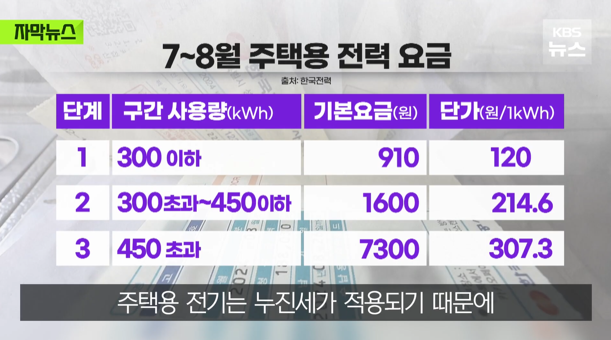 전기요금 누진제 누진세폭탄 가정용전기 전기요금폭탄 누진제폐지 에너지정책 현실반영요금제