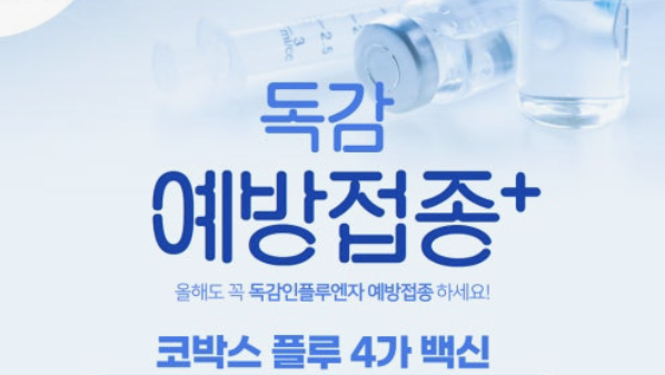 독감 백신 3가 4가 차이