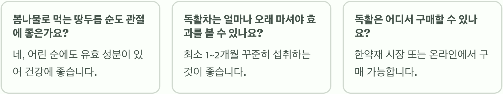 독활(땅두릅) 효능, 관절염과 허리 통증에 정말 효과 있을까?
