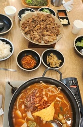숯불고기정식