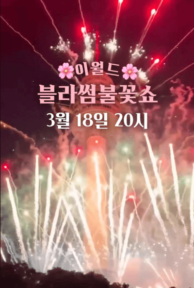 대구 이월드 벚꽃 축제
