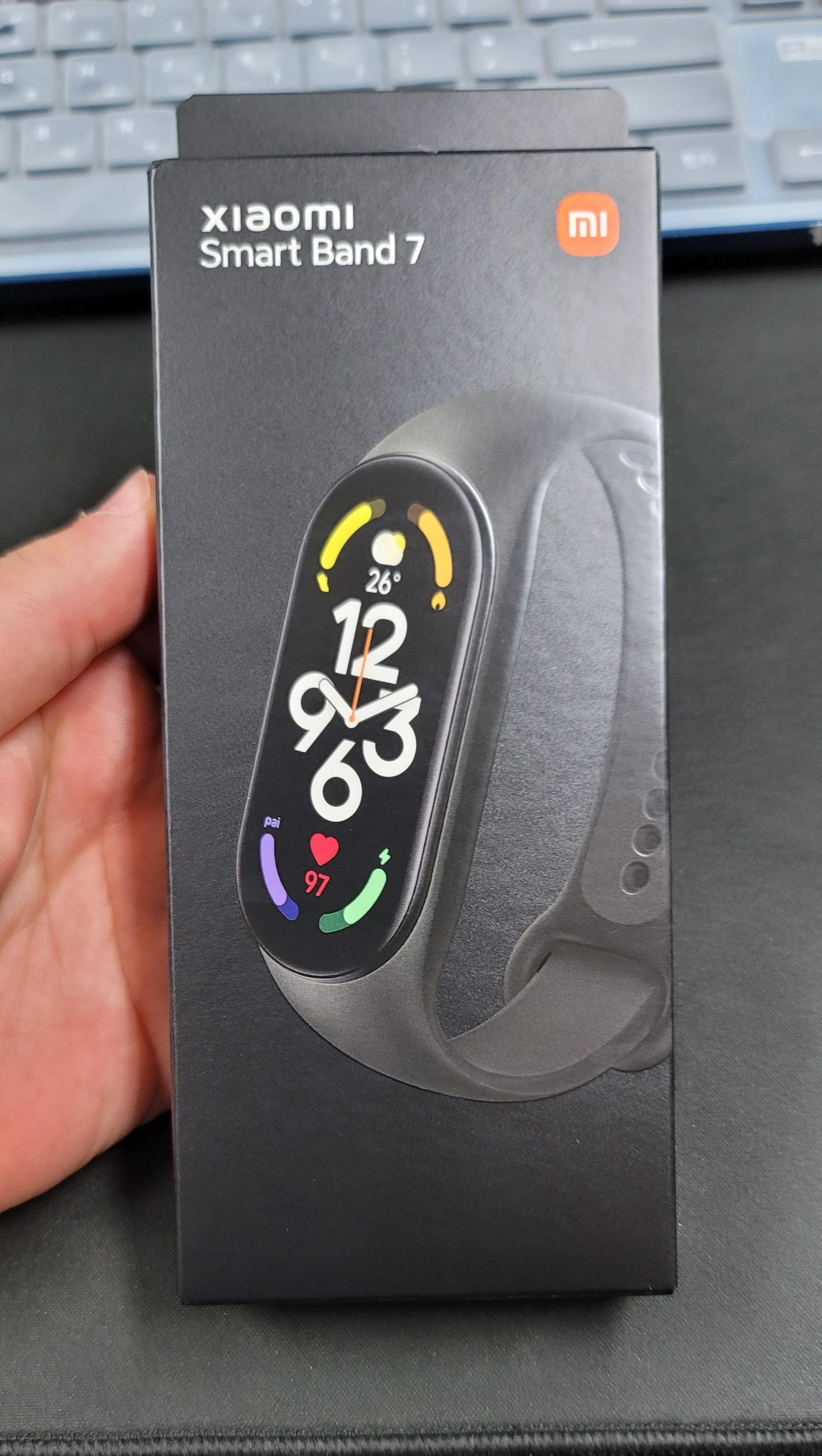 미밴드 본품 박스 정면사진