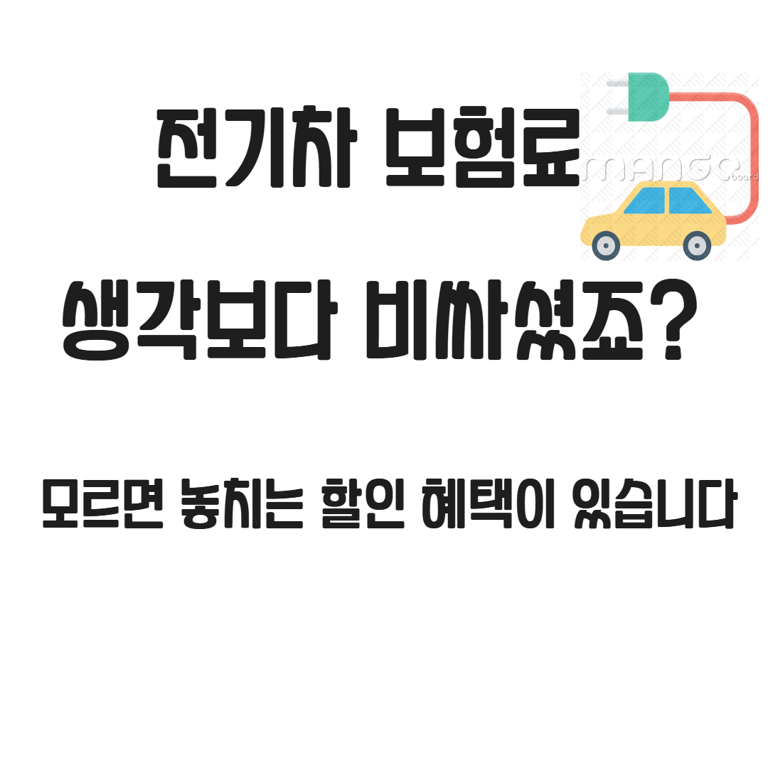 전기차 보험료 절감방법 3가지, 이렇게 줄이세요 관련사진
