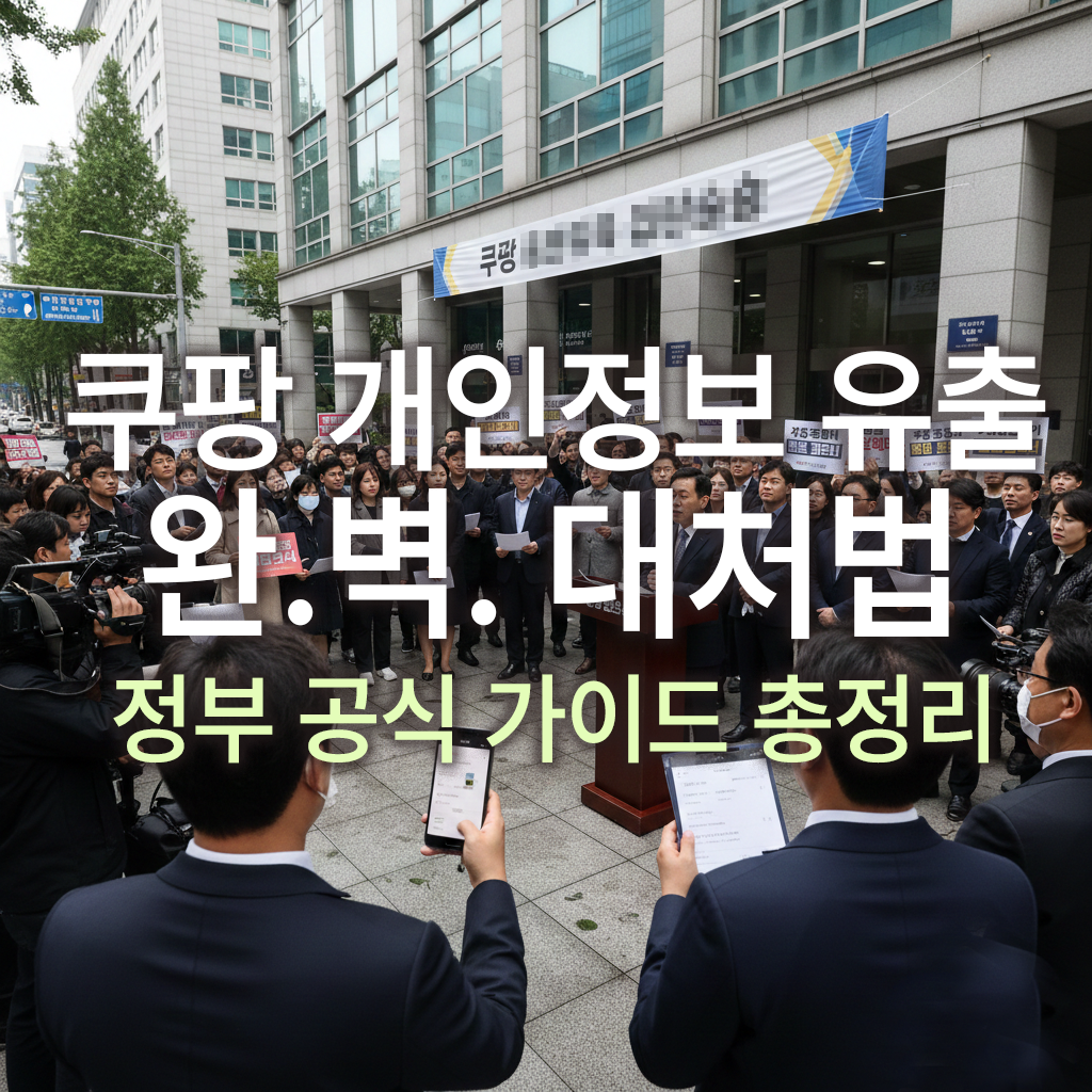 쿠팡 개인정보 유출 완벽 대처법 - 정부 공식 가이드 총정리