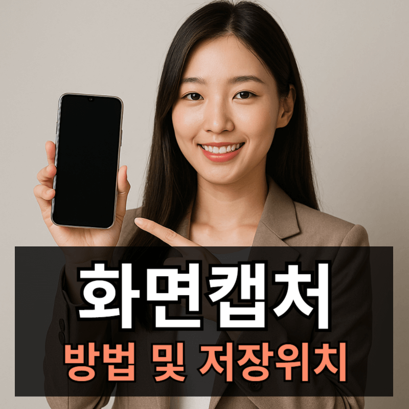 갤럭시 화면캡처 방법 및 저장장소 위치 총정리