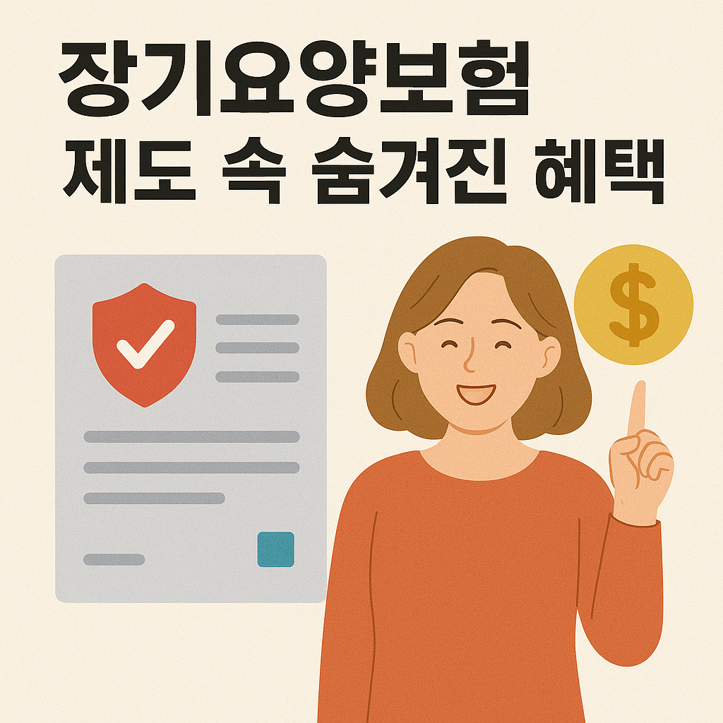 장기요양보험 제도 속 숨겨진 혜택
