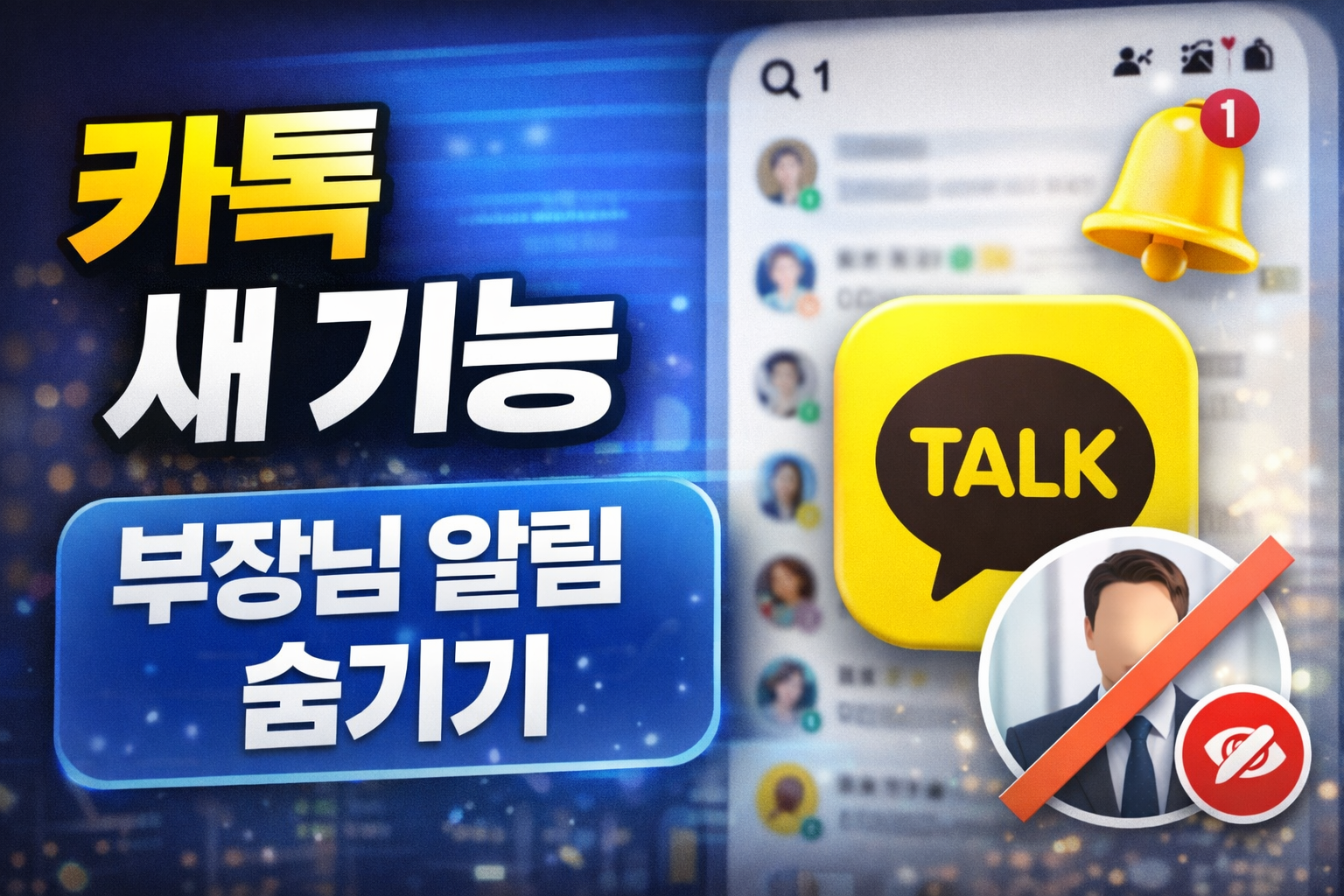 직장인 환영 기능 카카오톡 업데이트