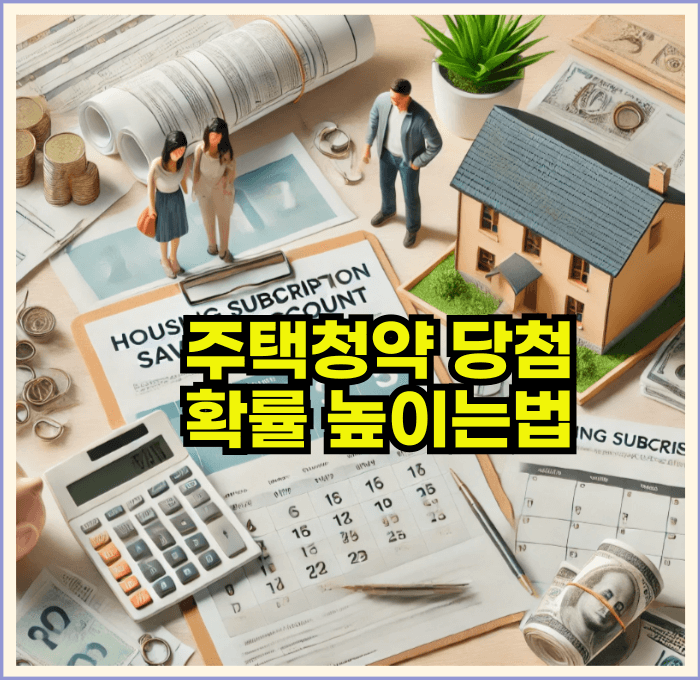 주택청약 당첨확률 높이는법