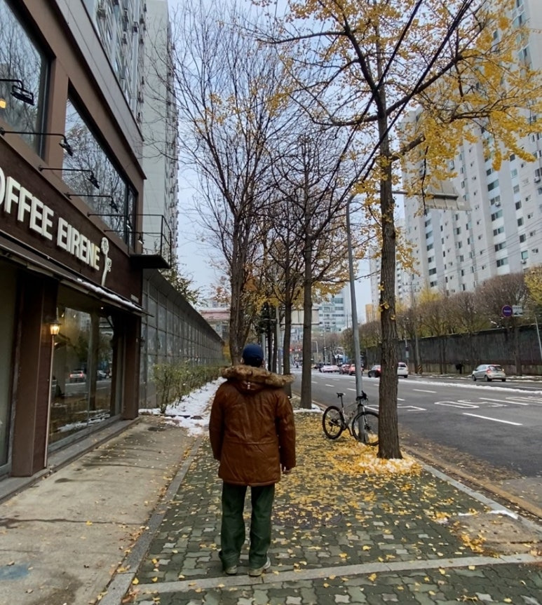 데일리룩(2024. 11. 30.)휴먼앤캣 스톤워시드 볼캡, 예스아이씨 알파인더스트리 패딩 점퍼 N-3B, 무신사스탠다드 퍼티그팬츠, 뉴발란스 993, 폴로랄프로렌 블레이저 자켓