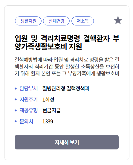 부양가족생활보호비 지원방법