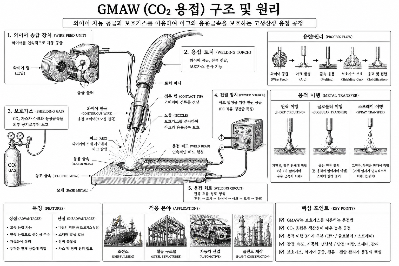 co2용접 개념도