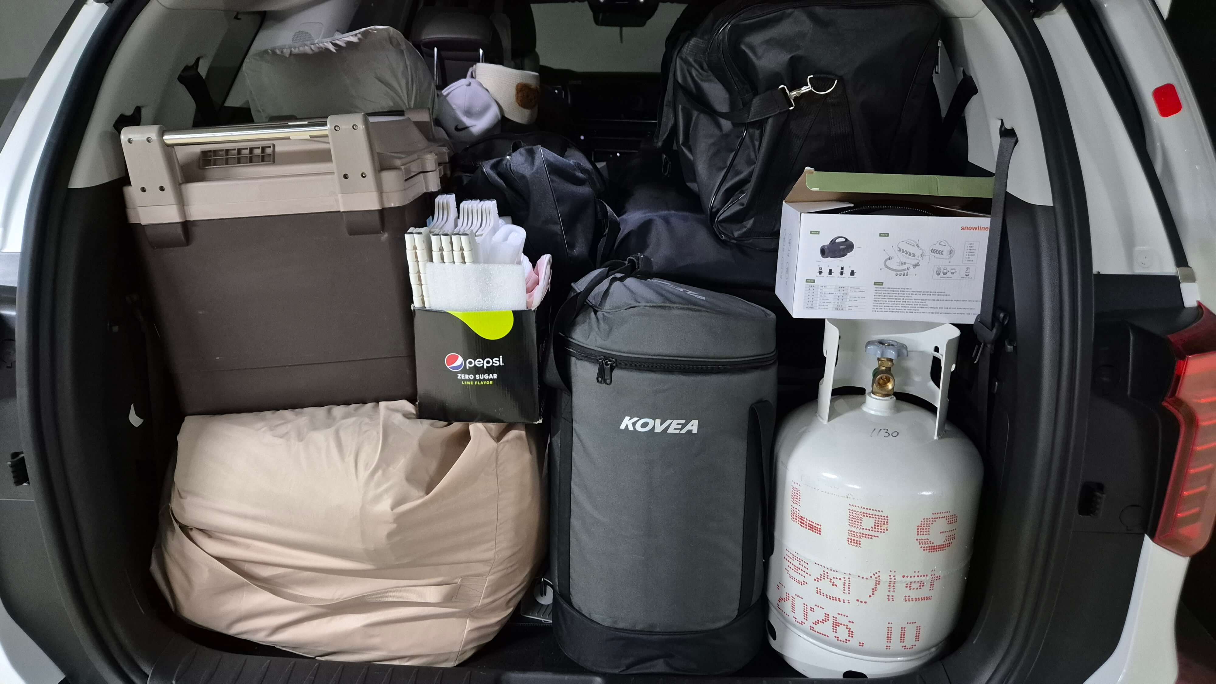 캠핑 장비 테트리스