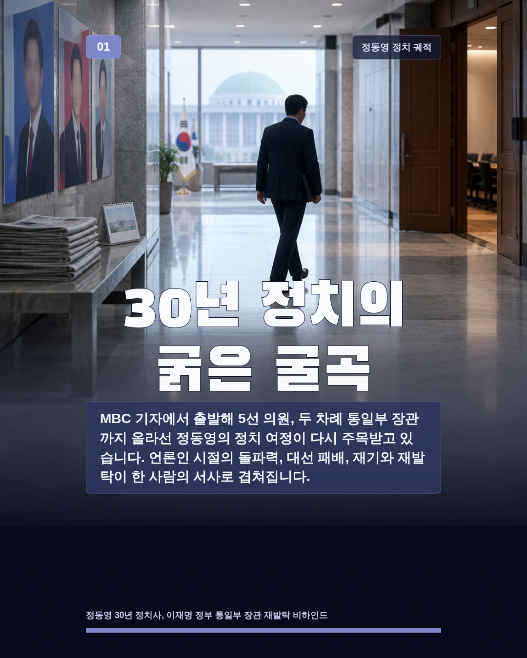 30년 정치의 굵은 굴곡