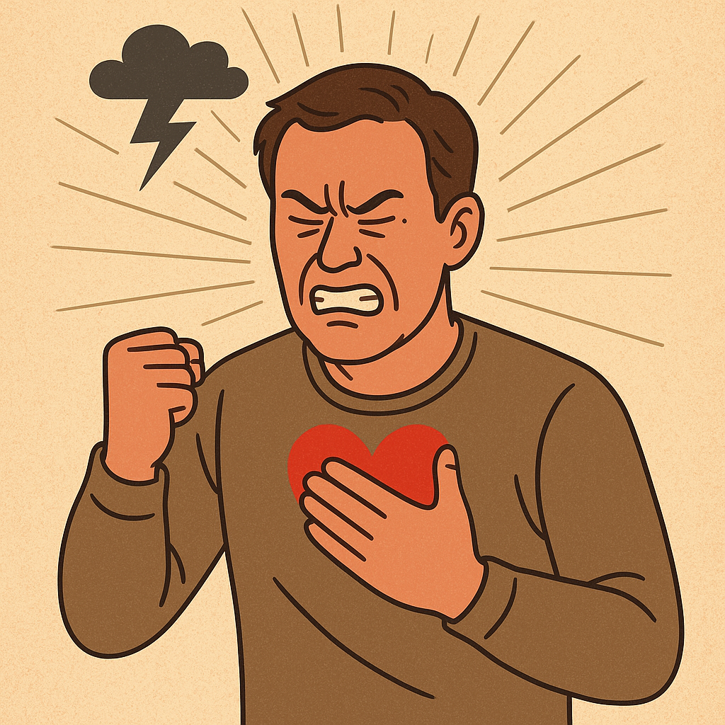 화내면 병된다: 분노 조절 실패가 고혈압을 부르는 이유