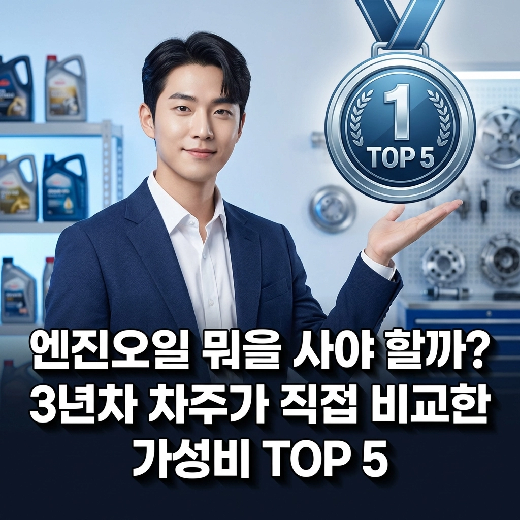 엔진오일 뭘 사야 할까 3년차 차주가 직접 비교한 가성비 TOP 5