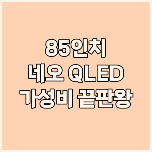 2024년 삼성 네오 QLED 85인..