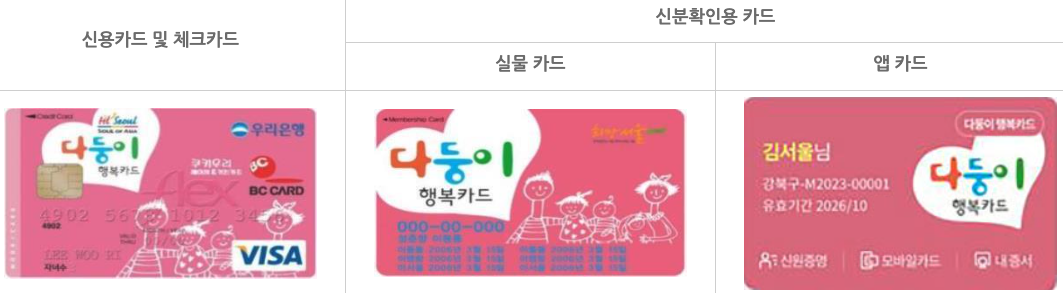 다둥이행복카드