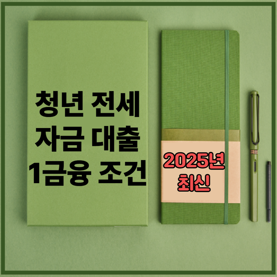 청년 전세자금대출 1금융 조건 (2025년 최신)