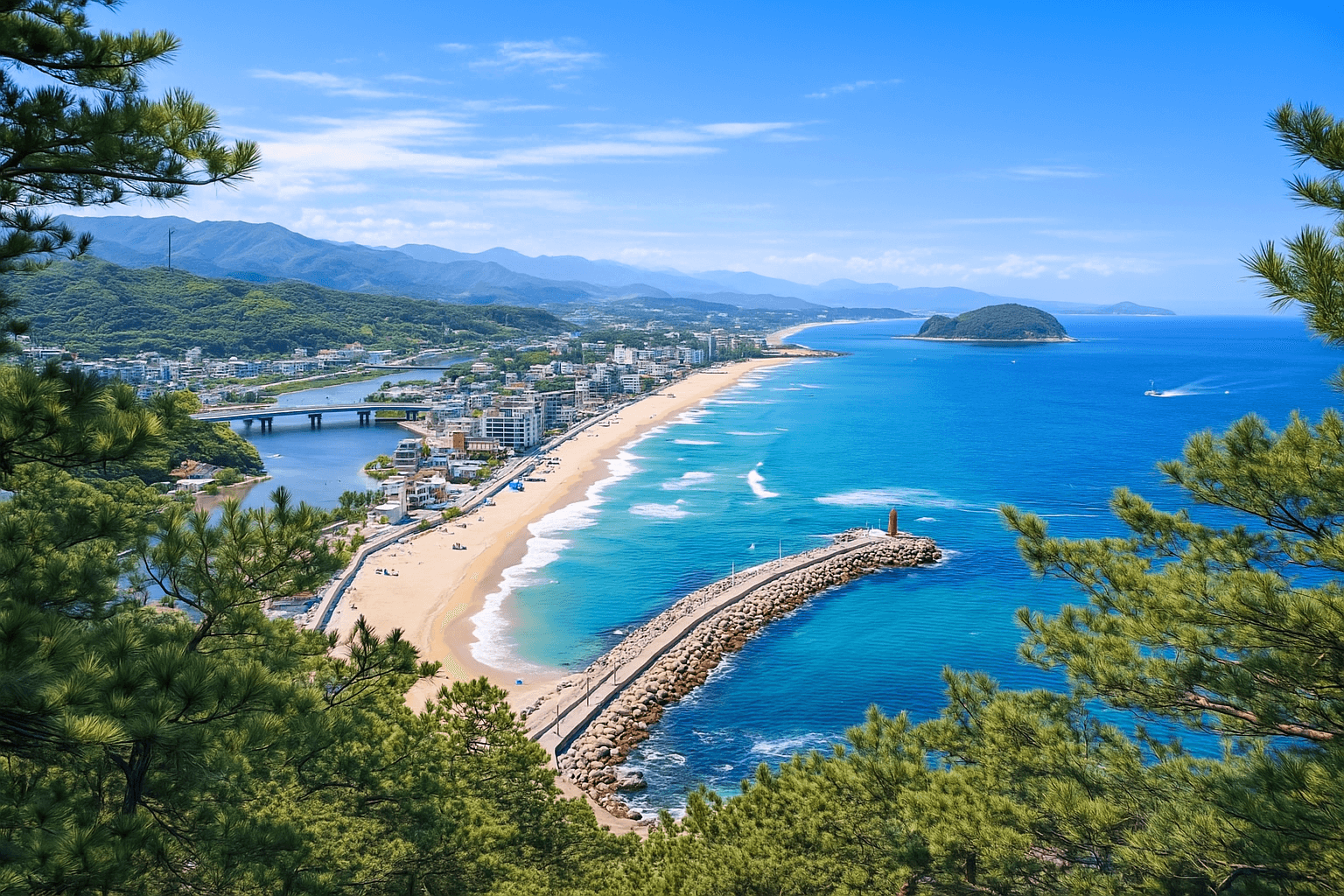 강원도 양양 바다전경