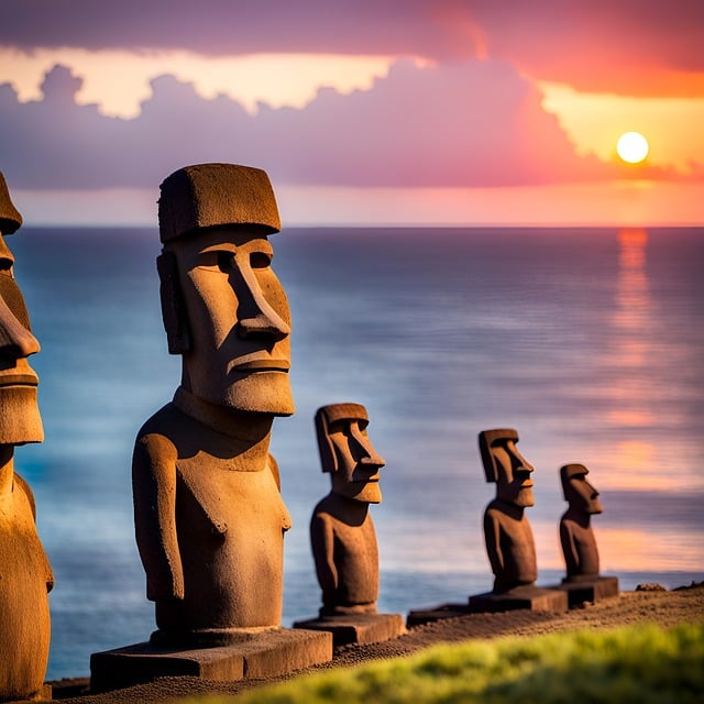 이스터 섬 모아이 석상