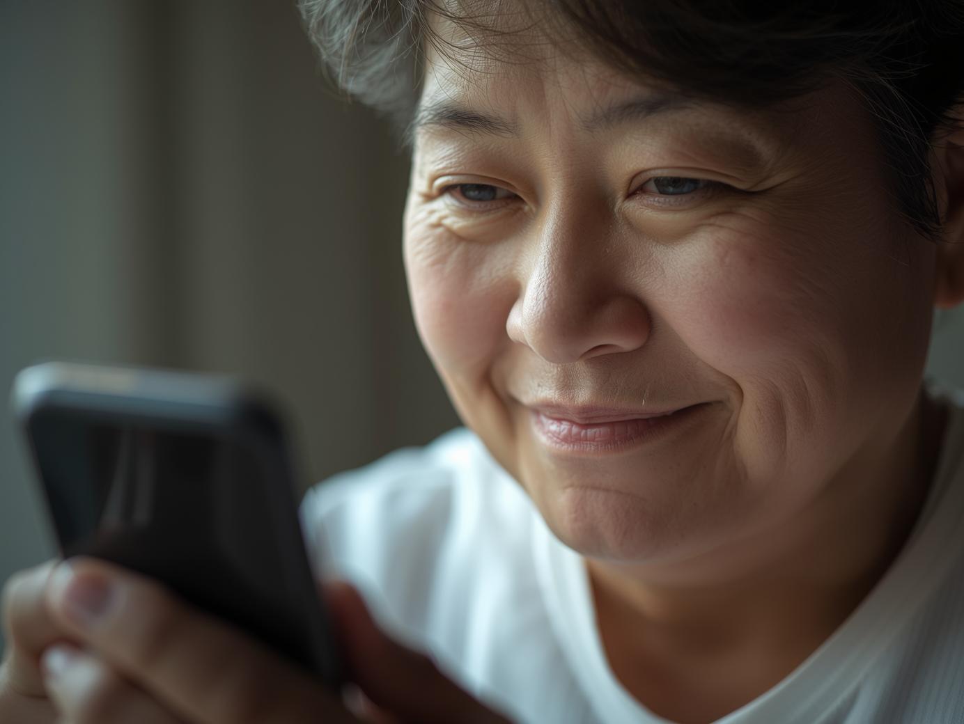 기초수급 대상자임을 확인하는 모습