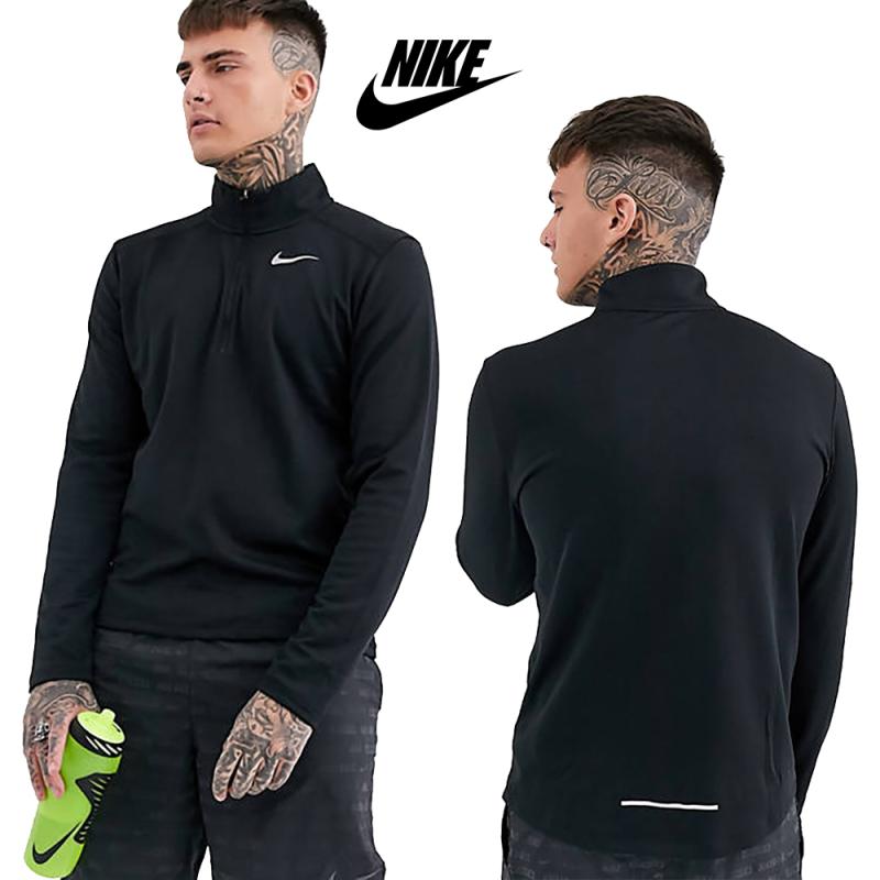 나이키 래쉬가드 런닝 페이서 하프 집업 긴팔 티셔츠 남성