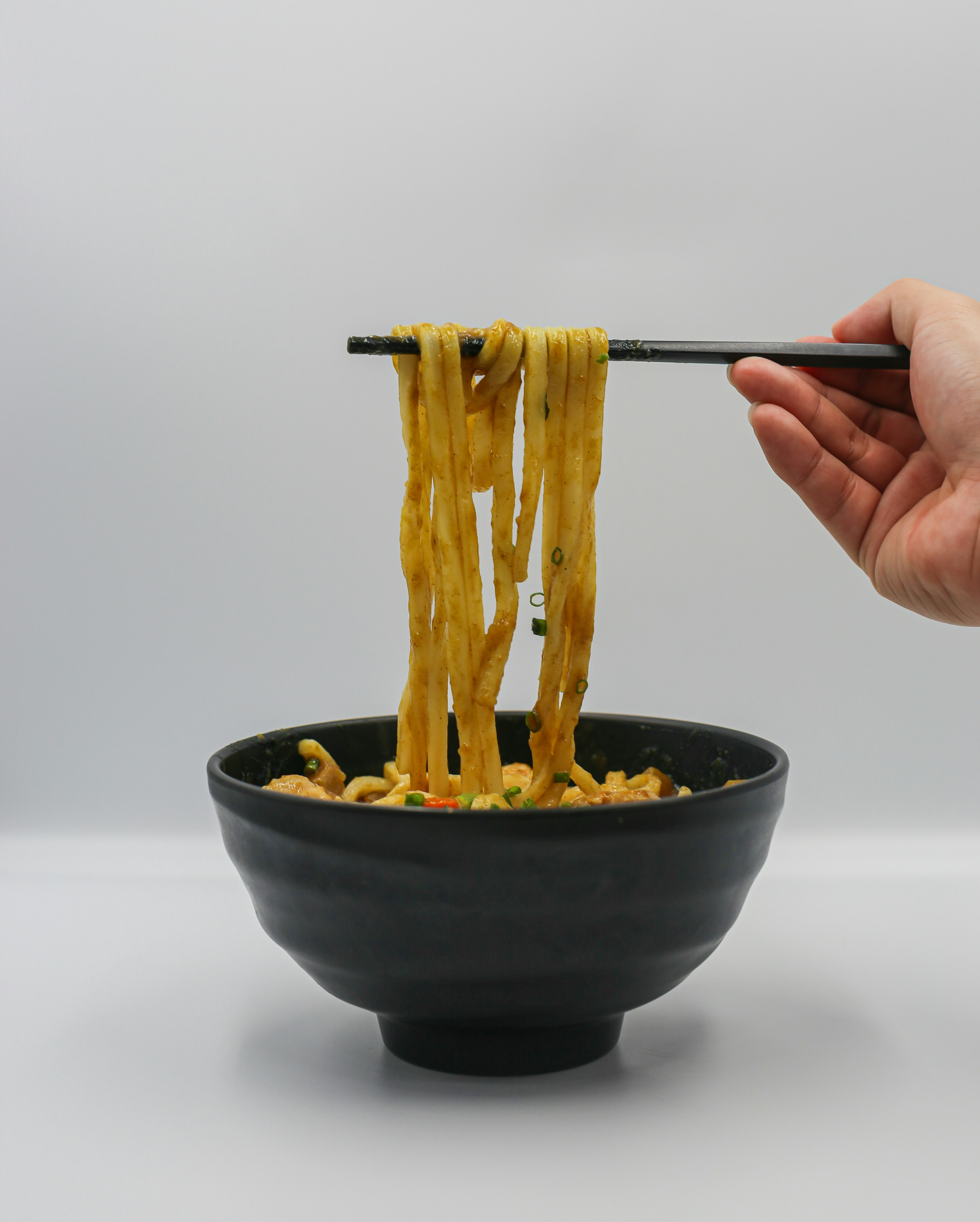 매운소스 면요리