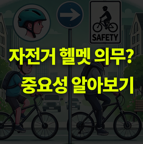자전거 헬멧 의무화? 찬반 논란