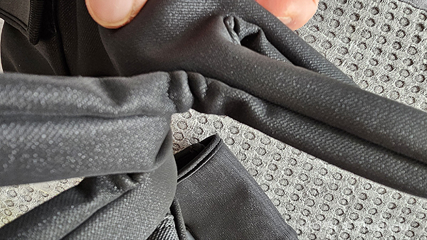 발열장갑 마감처리