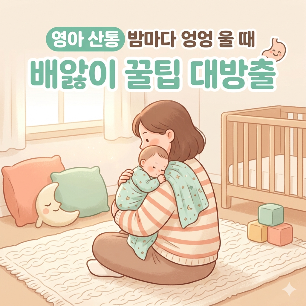 배앓이 영아산통 꿀팁