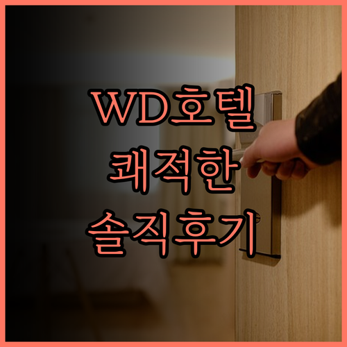 WD Hotel.. 쾌적한 홈스테이,