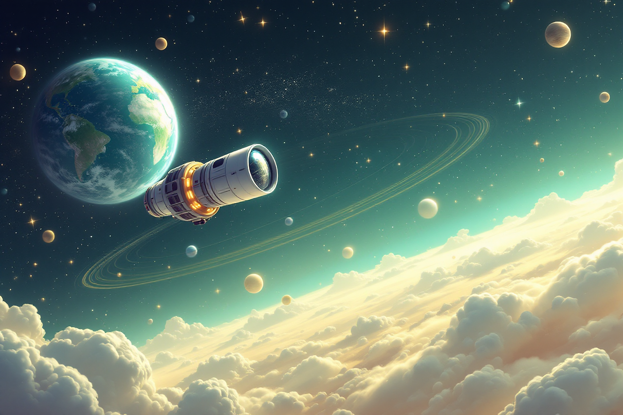 우주로 쏘아 올려진 스피어 엑스