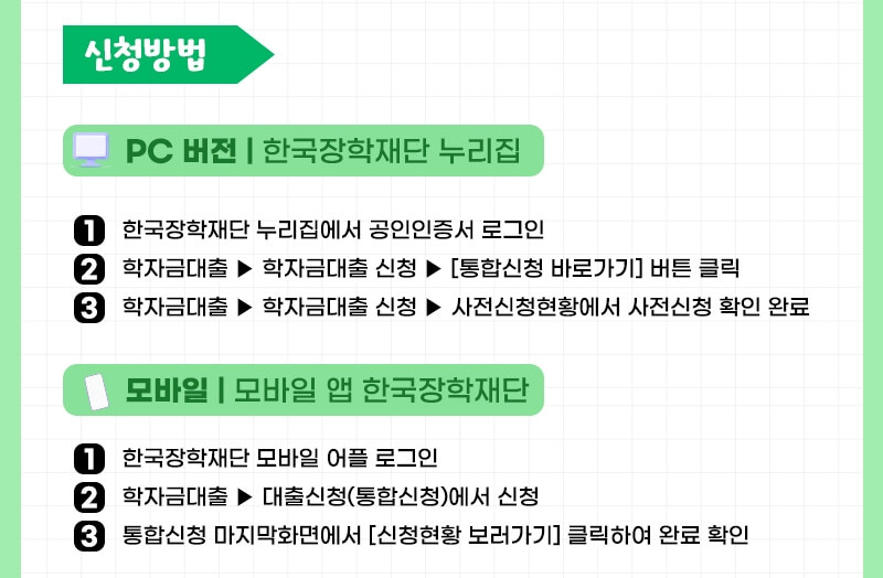 학자금대출-신청방법