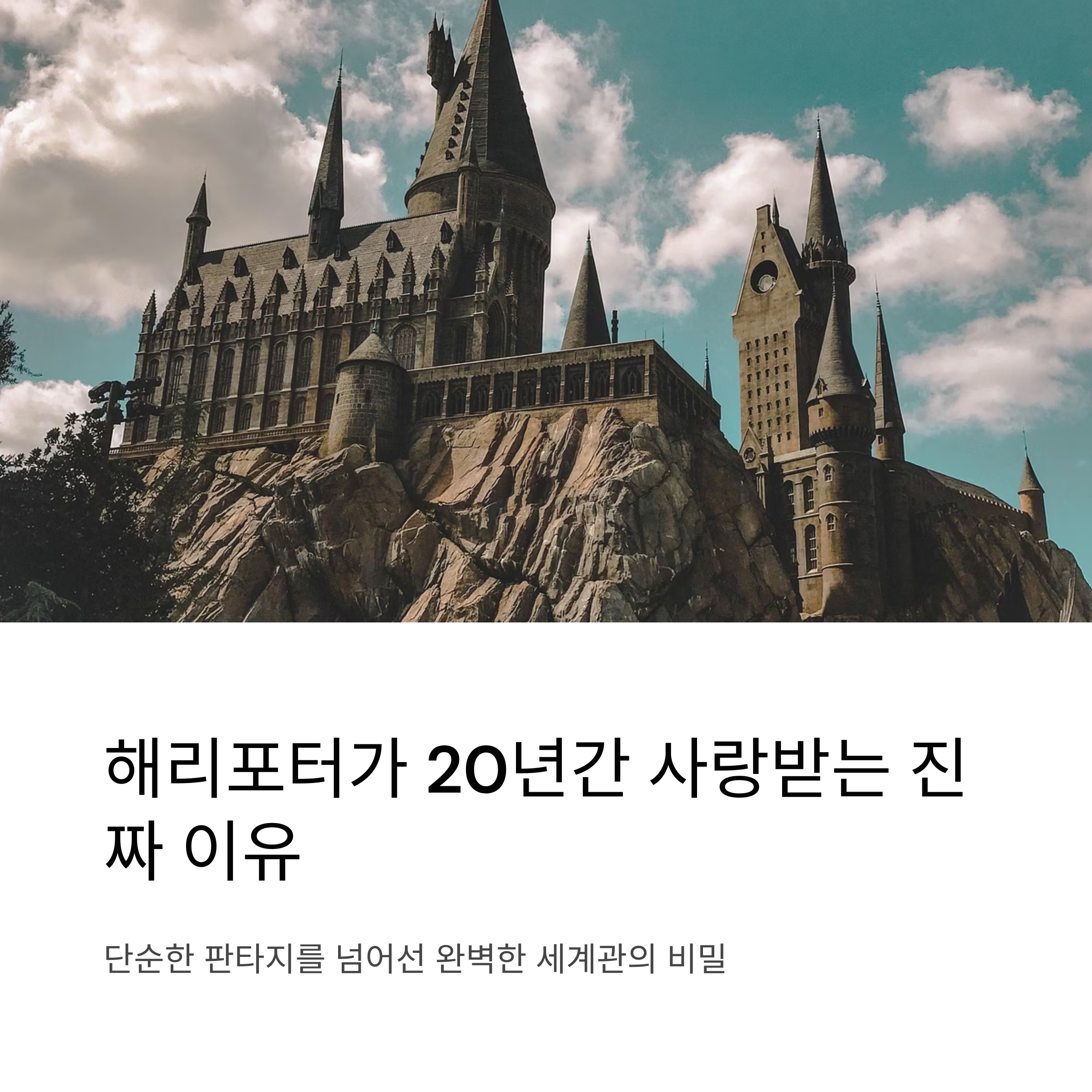 어릴적 내맘을 설레게 했던 해리포터 관련 사진