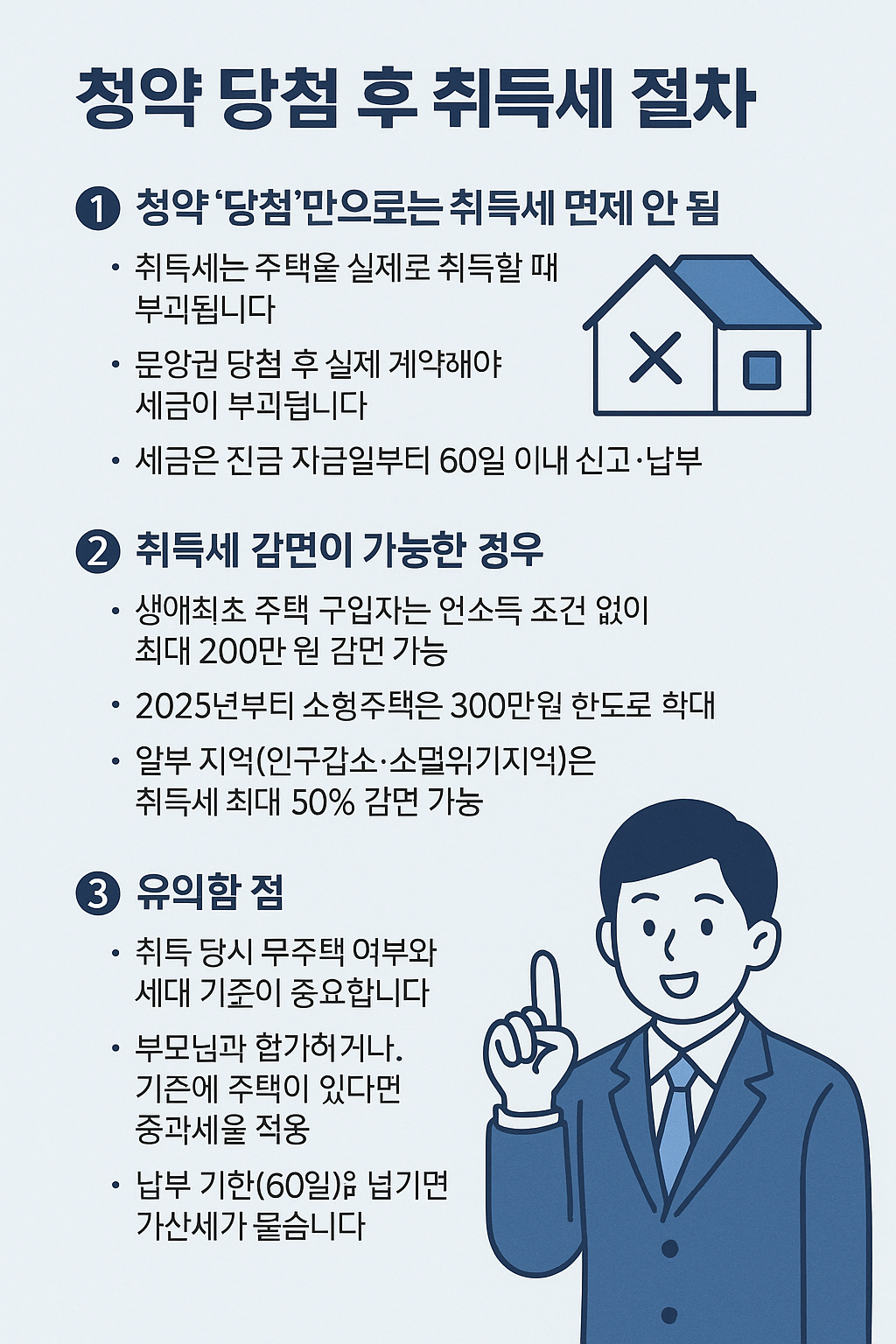 주택청약 당첨자는 취득세를 안 내도 된다?